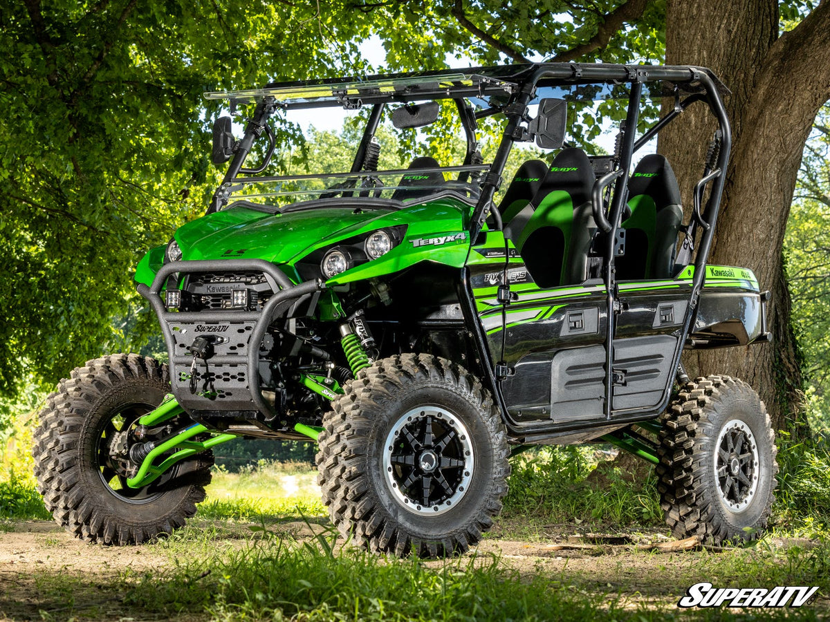 SuperATV Winch-Ready Tubed Front Bumper for Kawasaki Teryx - image 4