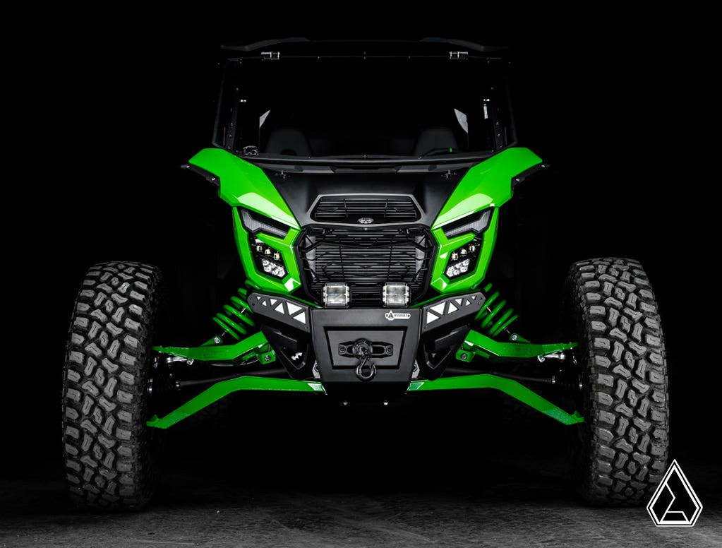 Assault Industries Kawasaki Teryx H2 Winch-Ready Aluminum Plate Front Bumper - image 10
