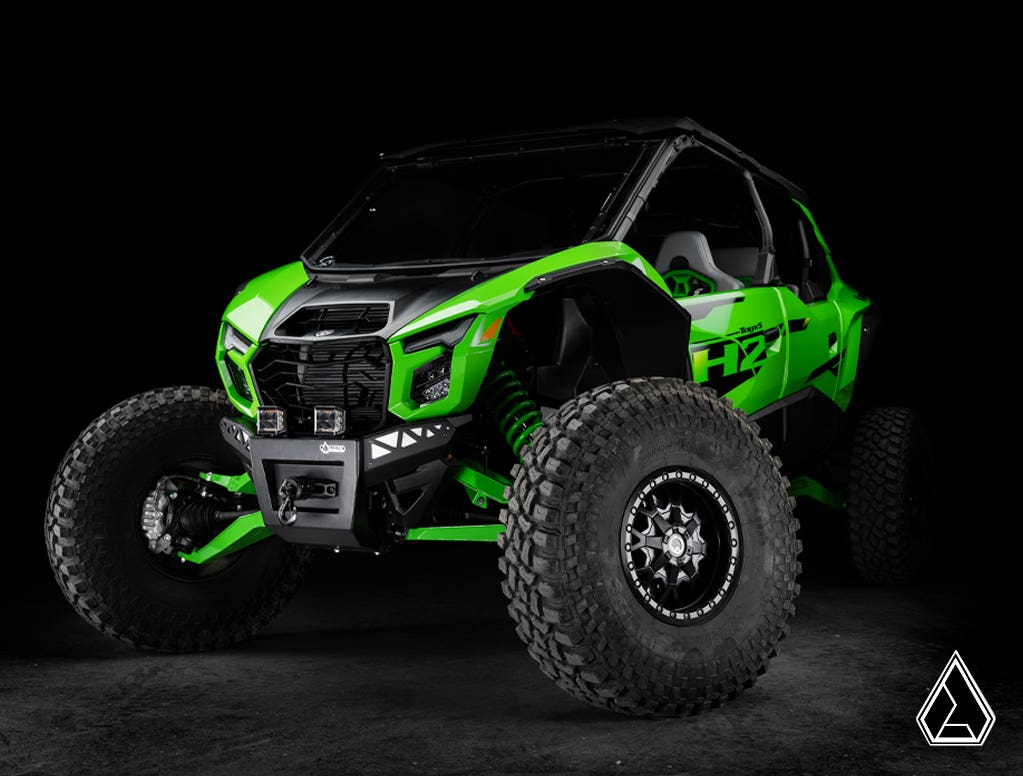 Assault Industries Kawasaki Teryx H2 Winch-Ready Aluminum Plate Front Bumper - image 6