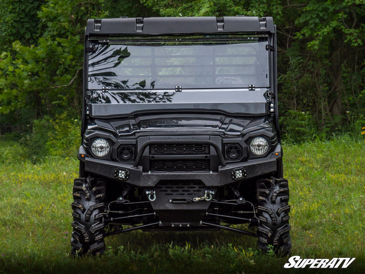 SuperATV Flip Down Windshield for Kawasaki Mule Pro - image 2