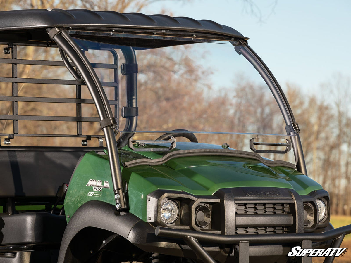 SuperATV Vented Full Windshield for Kawasaki Mule SX - image 5
