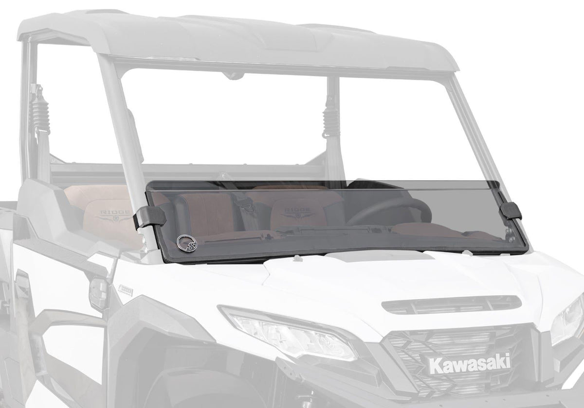 SuperATV Half Windshield for Kawasaki Ridge