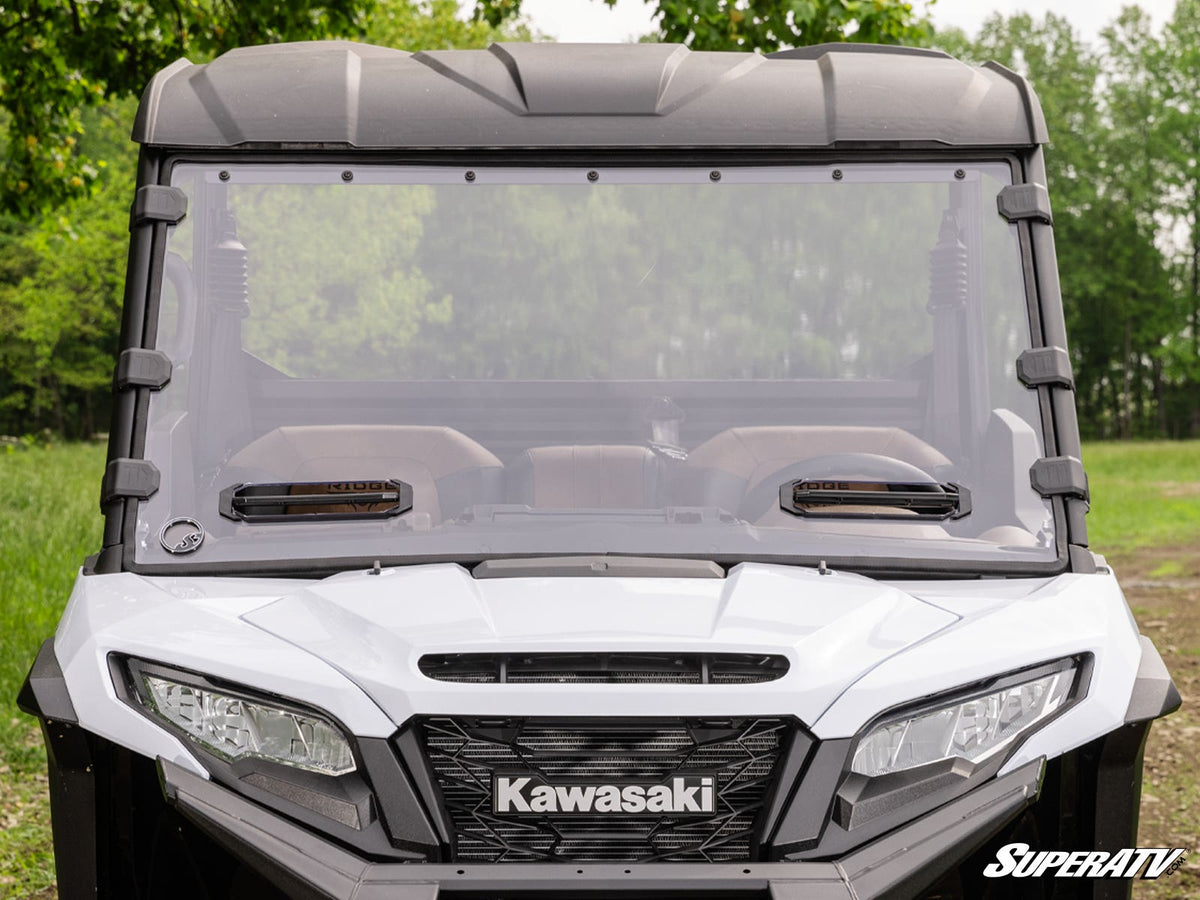 SuperATV Vented Full Windshield for Kawasaki Ridge - image 4