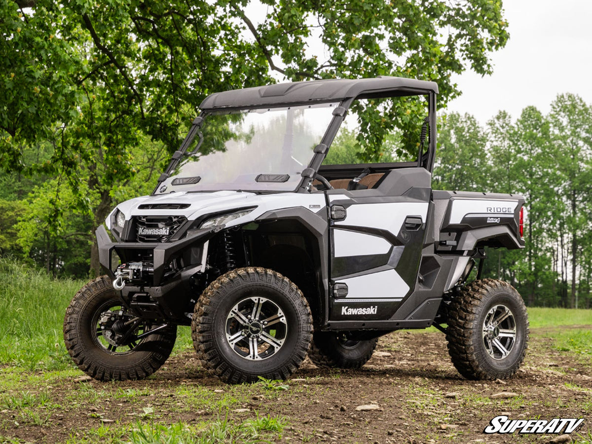 SuperATV Vented Full Windshield for Kawasaki Ridge - image 5