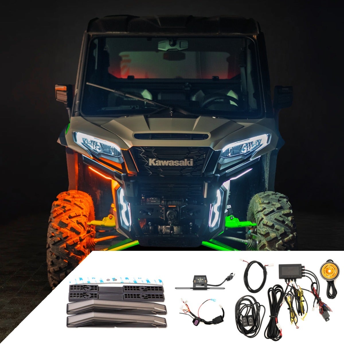Kawasaki Ridge Auto Cancel Apex Turn Signal Kit
