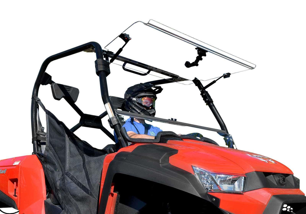 SuperATV Kymco UXV 450 Flip Windshield