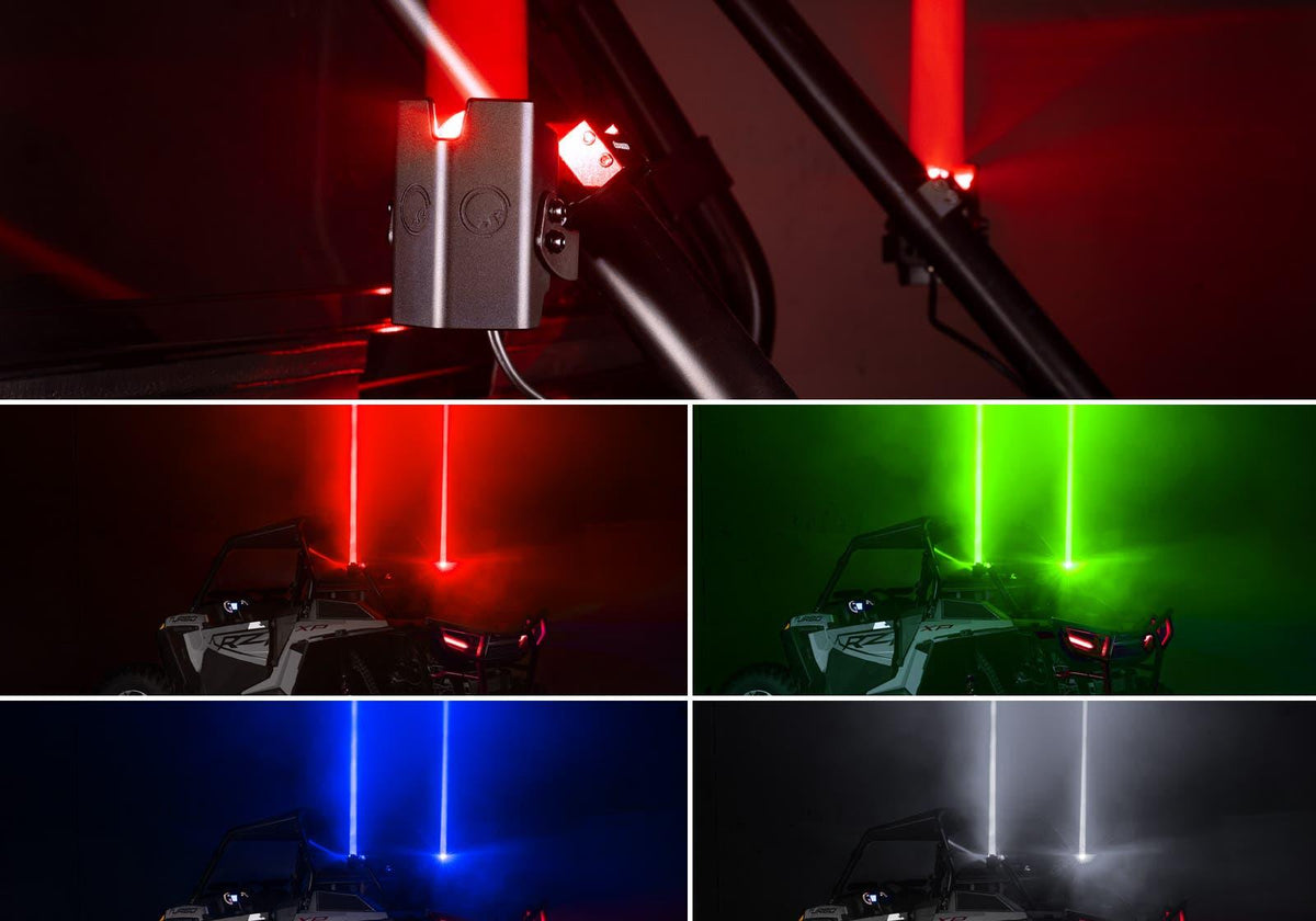 SuperATV LED Laser Whip Lights