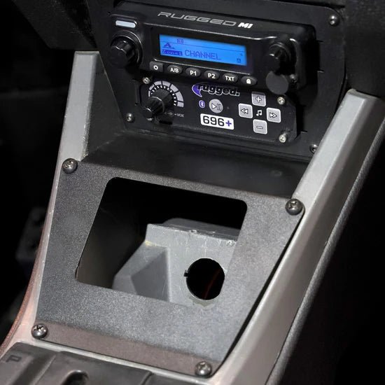 Lower Accessory Panel for Polaris RZR PRO XP, RZR Turbo R, and RZR PRO R Dash Mount Radio and Intercom - Rad UTV Parts