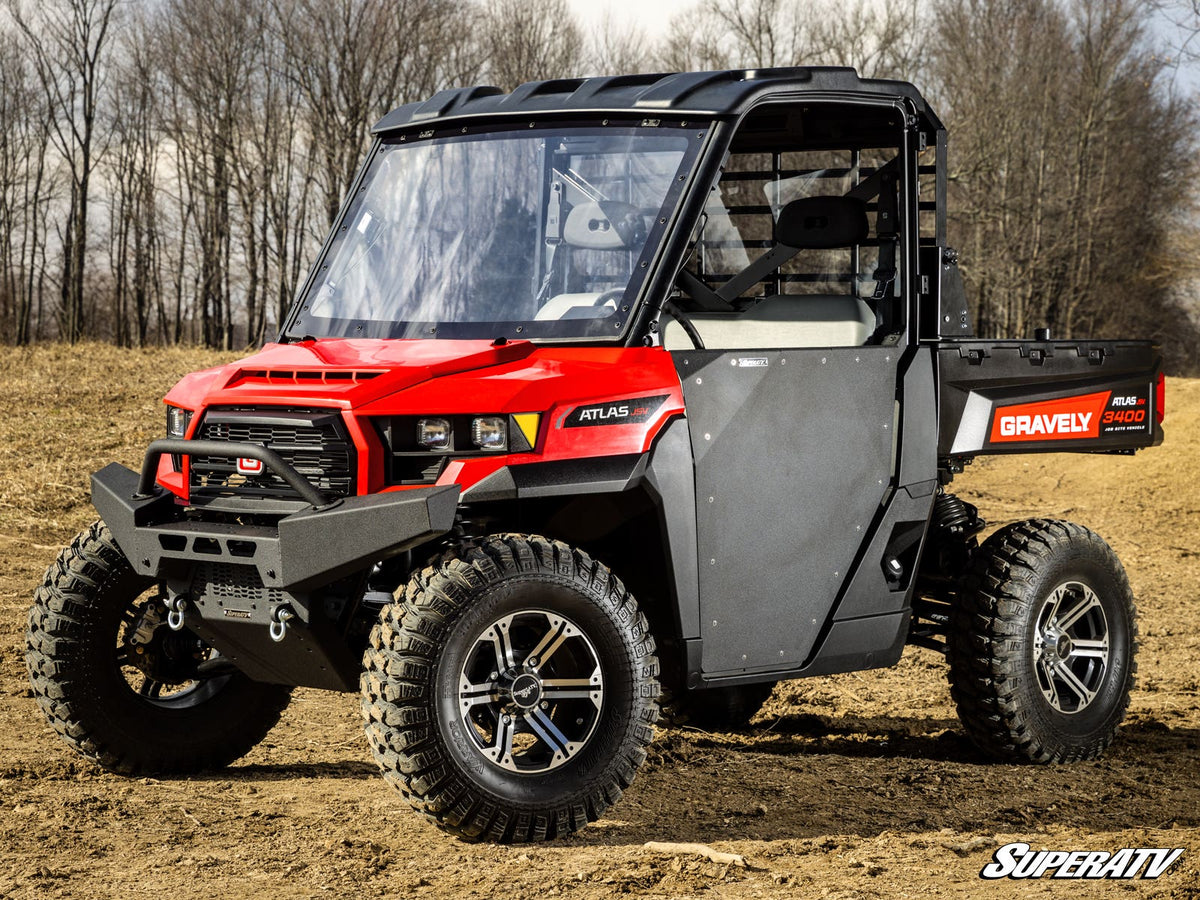SuperATV JSV MaxDrive Power Flip Windshield for Gravely Atlas - image 2