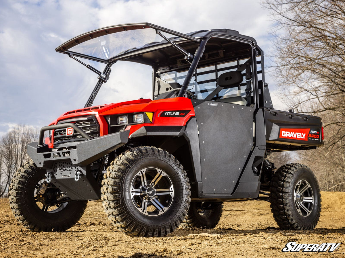 SuperATV JSV MaxDrive Power Flip Windshield for Gravely Atlas - image 4