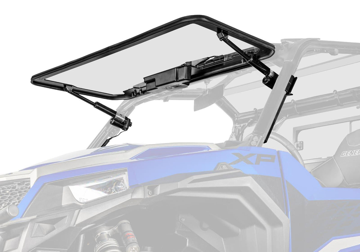 SuperATV MaxDrive Power Flip Glass Windshield for Polaris General 1000 - image 13