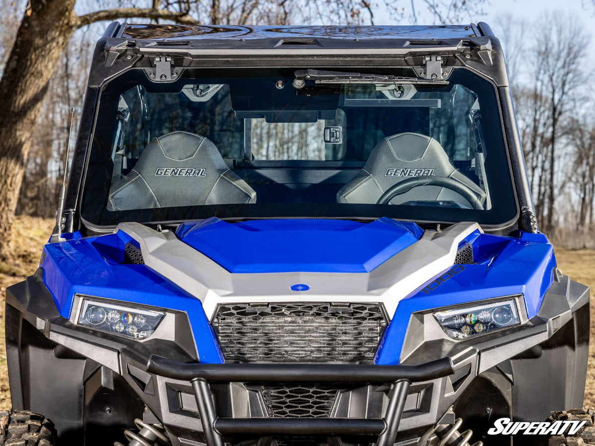 SuperATV MaxDrive Power Flip Glass Windshield for Polaris General XP 1000 - image 15