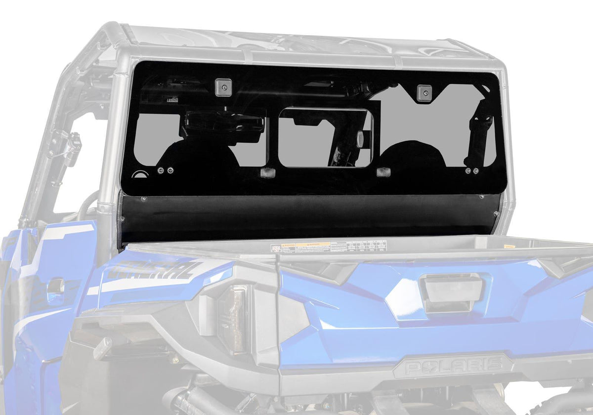 SuperATV Glass Sliding Rear Windshield for Polaris General XP 1000