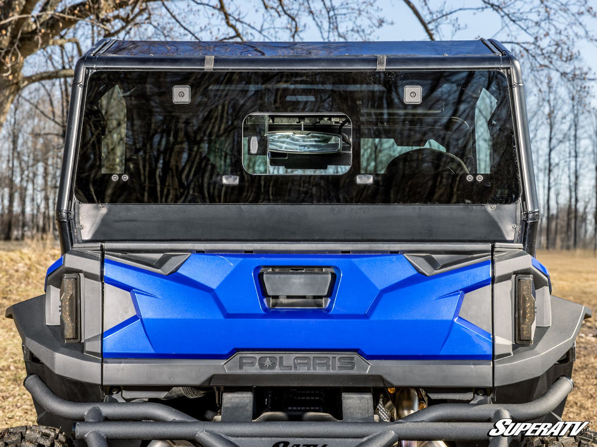 SuperATV Glass Sliding Rear Windshield for Polaris General 1000 - image 6