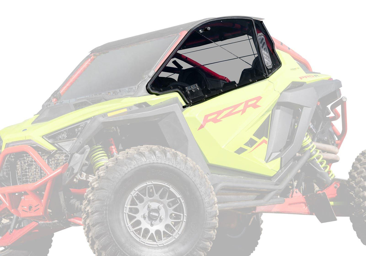 SuperATV Hard Cab Enclosure Upper Doors + RWS - Audio - 2022-2024 for Polaris RZR Pro R