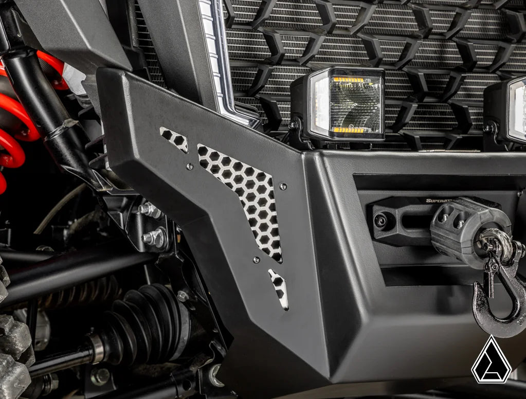 RZR Pro XP Winch-Ready Aluminum Plate Front Bumper