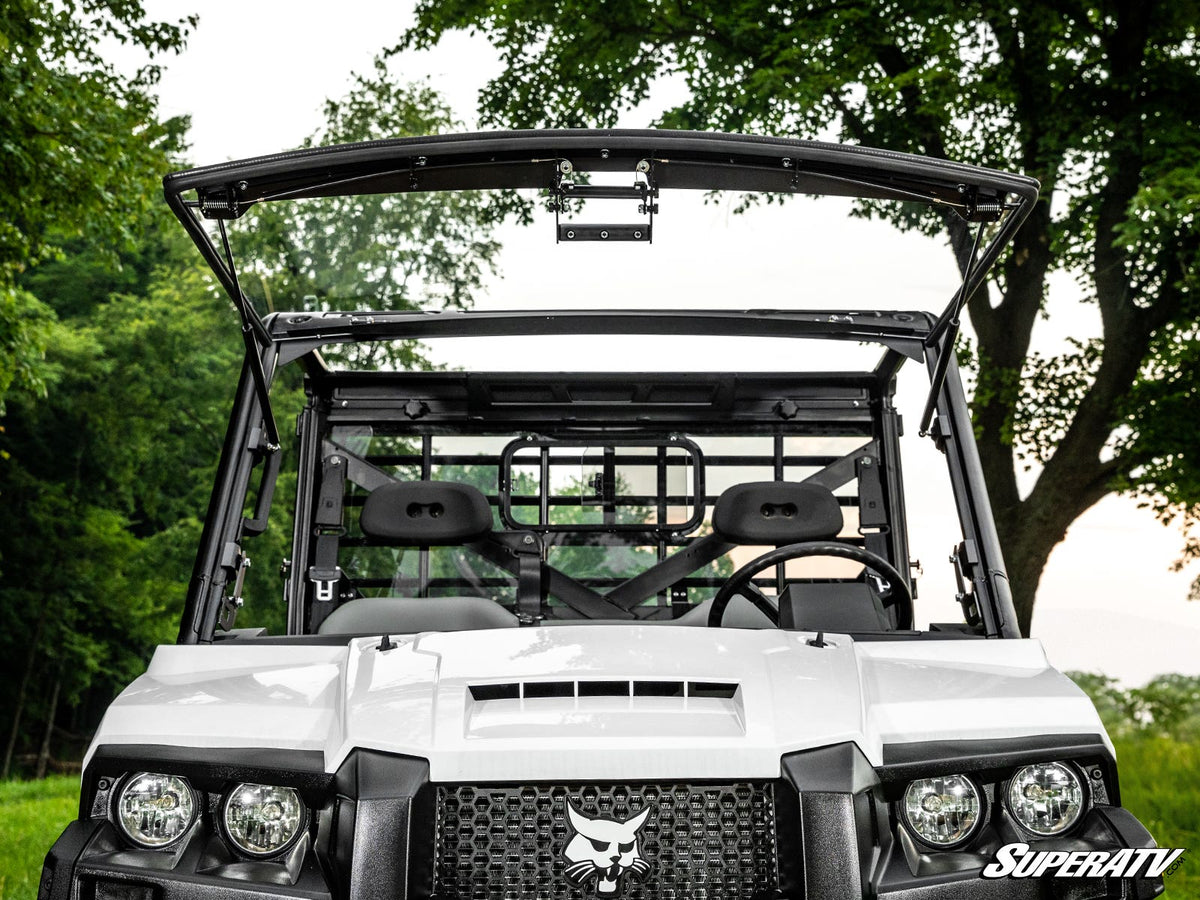 SuperATV Scratch-Resistant Flip Windshield for Bobcat UV34 - image 5