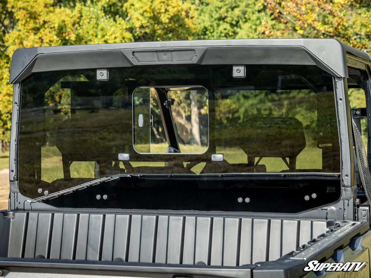 SuperATV Glass Sliding Rear Windshield for Polaris Ranger XD 1500 - image 4