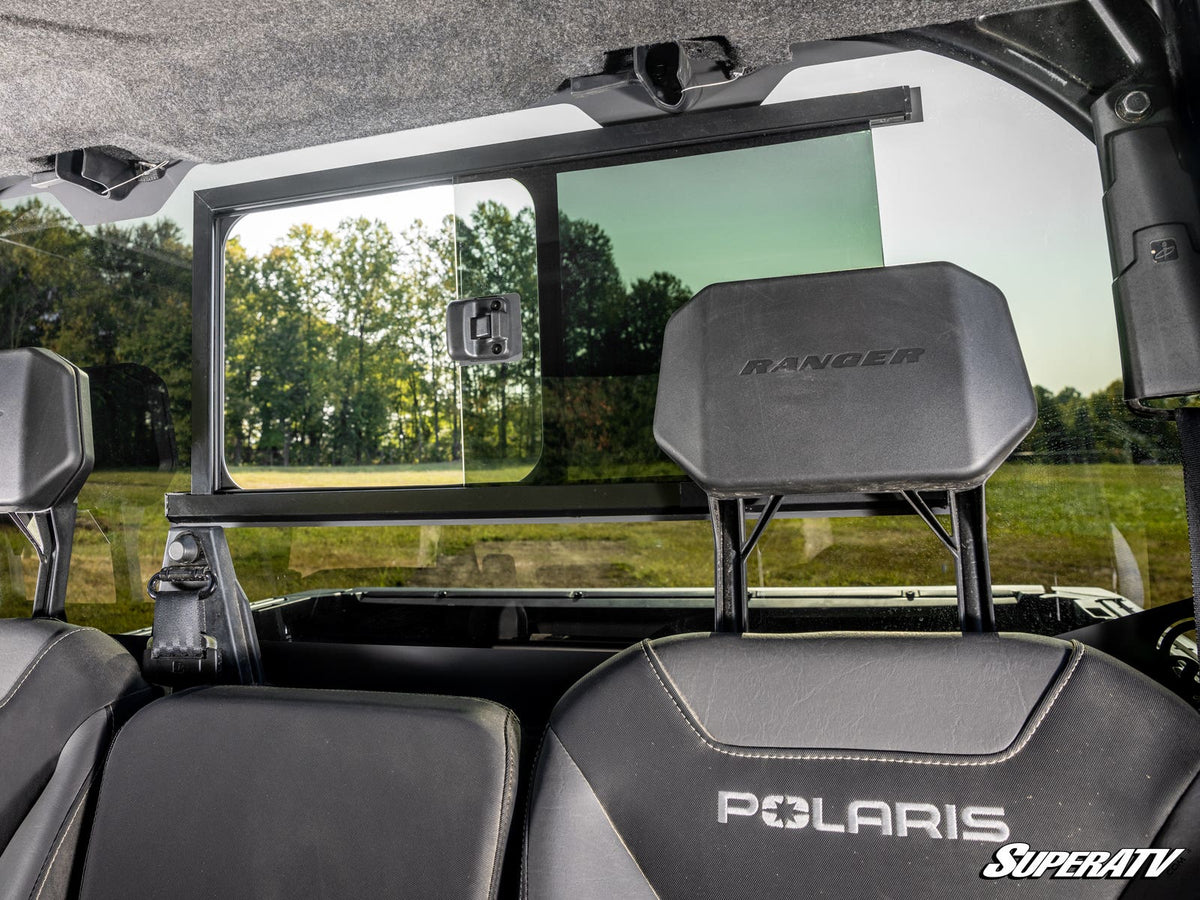 SuperATV Glass Sliding Rear Windshield for Polaris Ranger XD 1500 - image 6