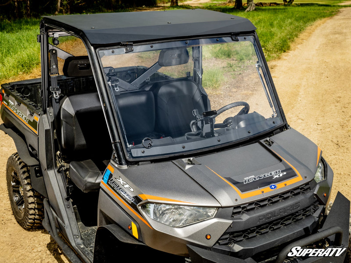 SuperATV Scratch-Resistant Flip Windshield for Polaris Ranger XP Kinetic - image 11