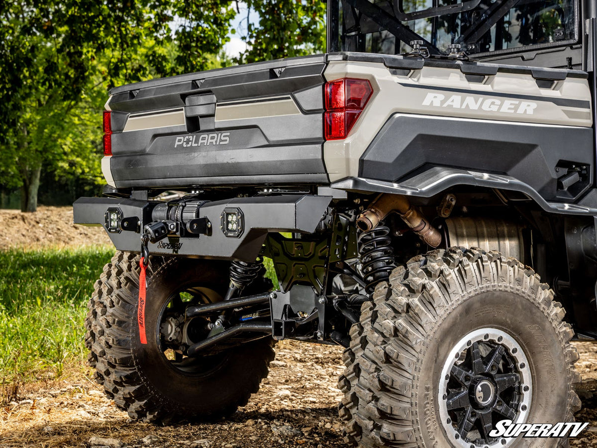 SuperATV Polaris Ranger Rear Winch Ready Bumper - 2025+ - Trail - image 12