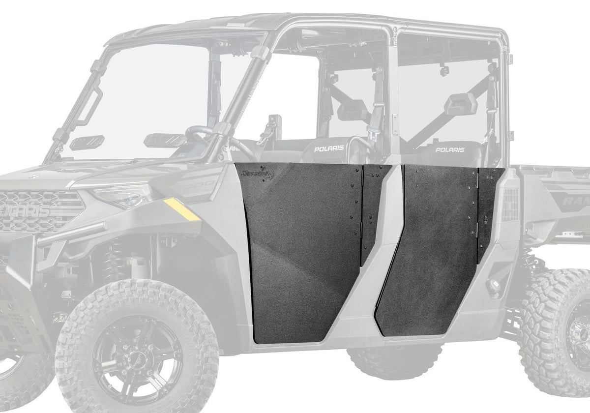 SuperATV HDPE Half Doors for Polaris Ranger 1000 Crew
