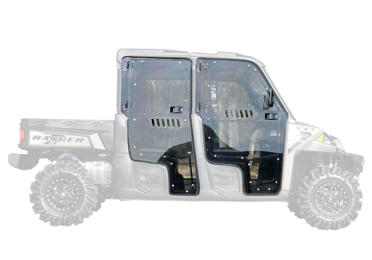 SuperATV Convertible Cab Enclosure Doors for Polaris Ranger XP 1000 Crew - image 19