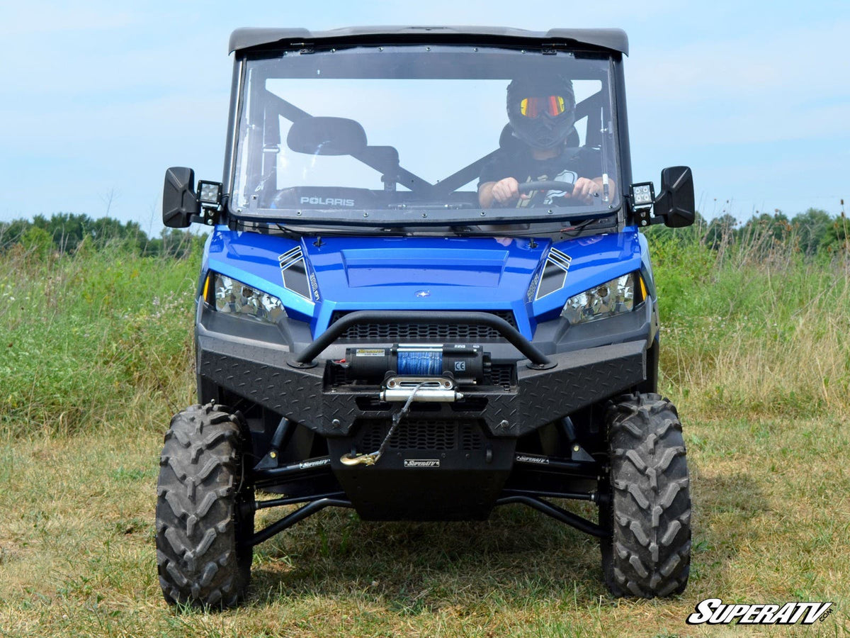 SuperATV Scratch Resistant Flip Windshield for Polaris Ranger XP 570 - image 2