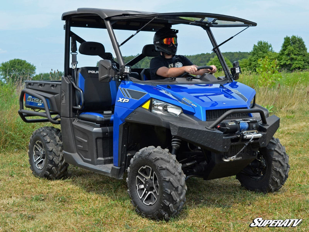 SuperATV Scratch Resistant Flip Windshield for Polaris Ranger XP 570 - image 4