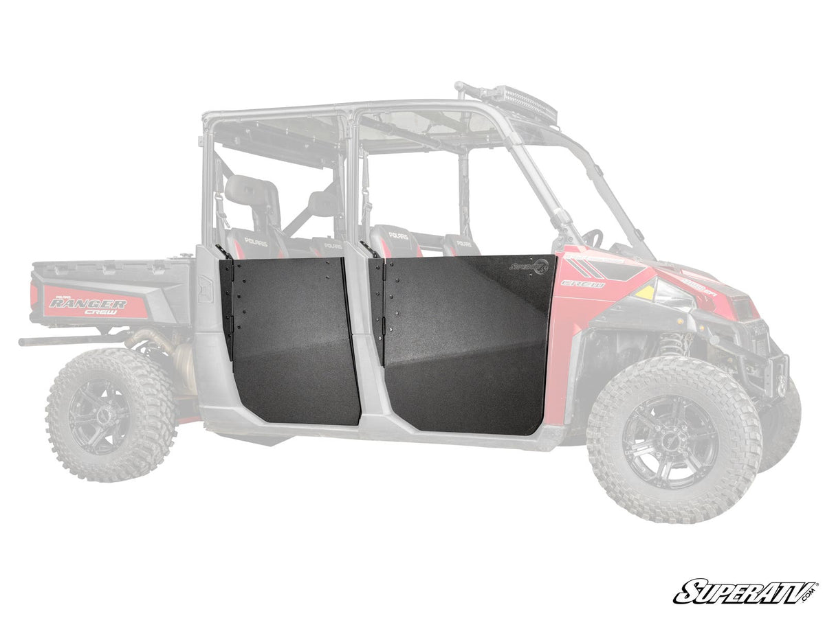 SuperATV HDPE Half Doors for Polaris Ranger XP 570 Crew - image 2