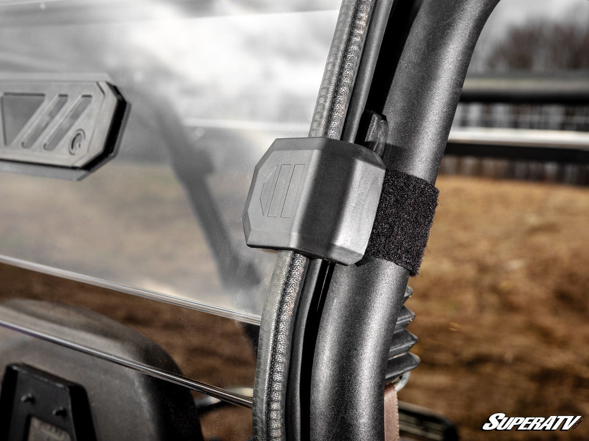SuperATV Vented Full Rear Windshield for Polaris Ranger 900 Diesel - image 2