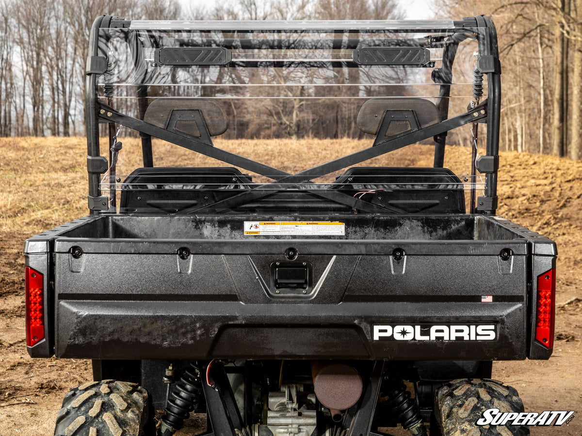 SuperATV Vented Full Rear Windshield for Polaris Ranger 900 Diesel - image 3