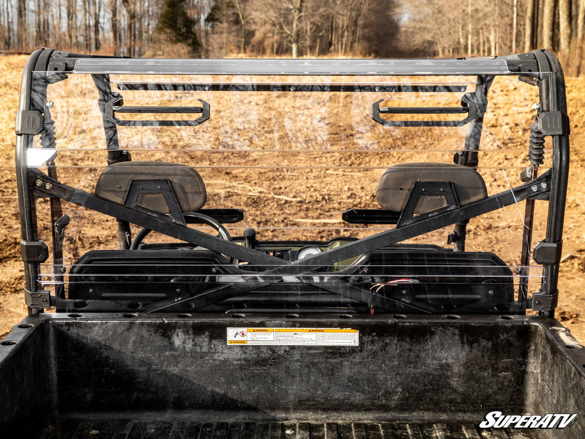 SuperATV Vented Full Rear Windshield for Polaris Ranger 900 Diesel - image 4