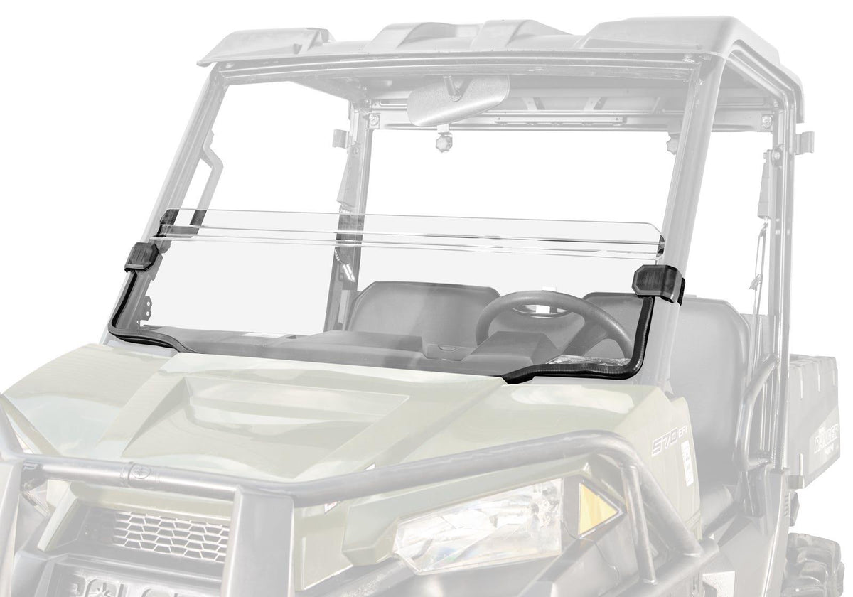 SuperATV Half Windshield (2015+) for Polaris Ranger Midsize