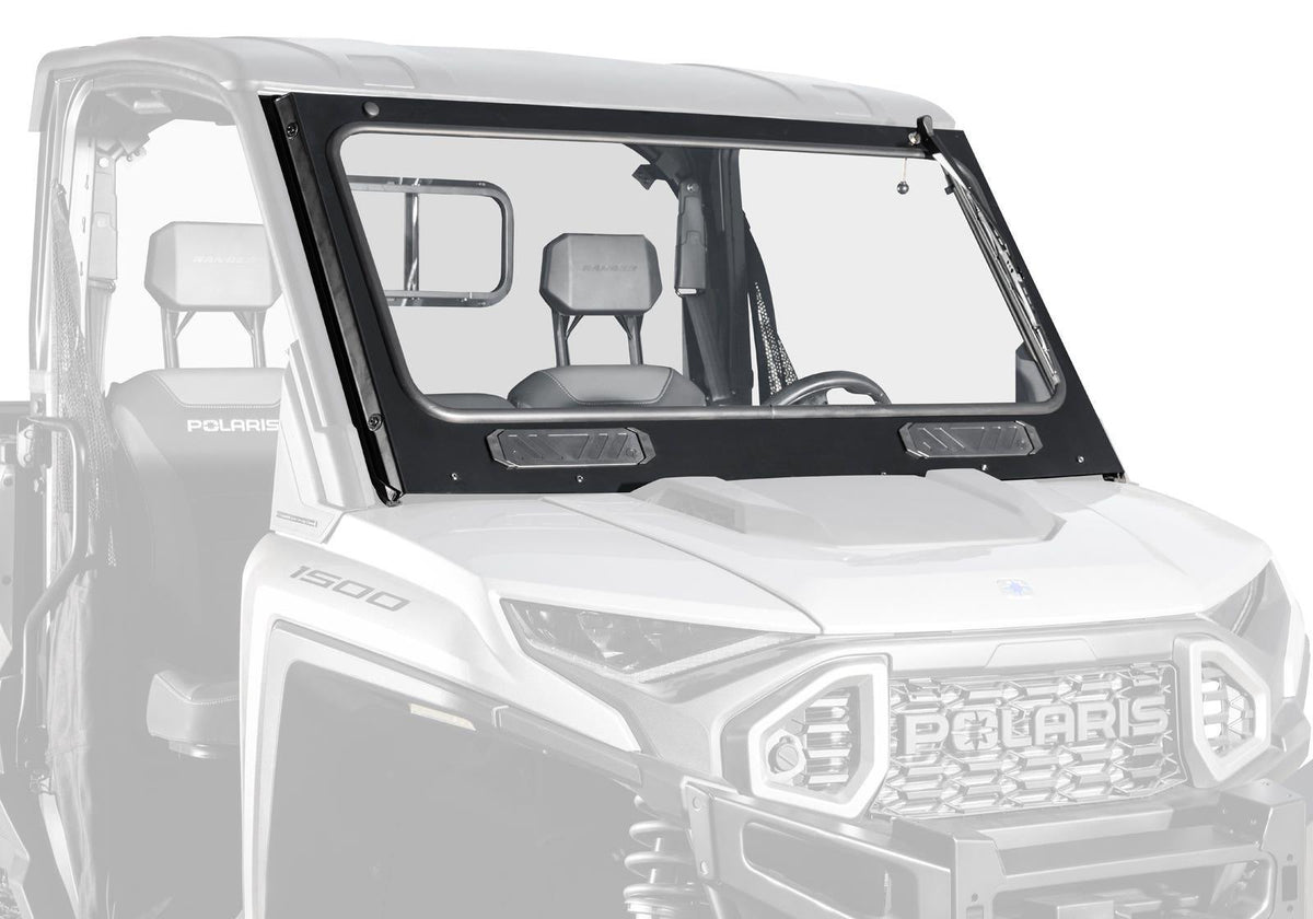 SuperATV Glass Windshield for Polaris Ranger XD 1500