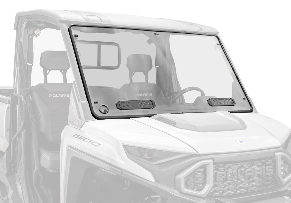 SuperATV Vented Full Windshield for Polaris Ranger XD 1500