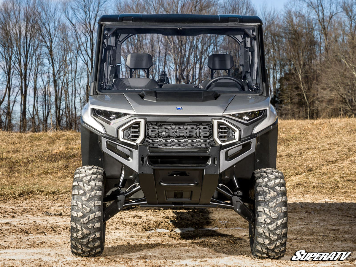 SuperATV Scratch-Resistant Full Windshield for Polaris Ranger XD 1500 - image 2