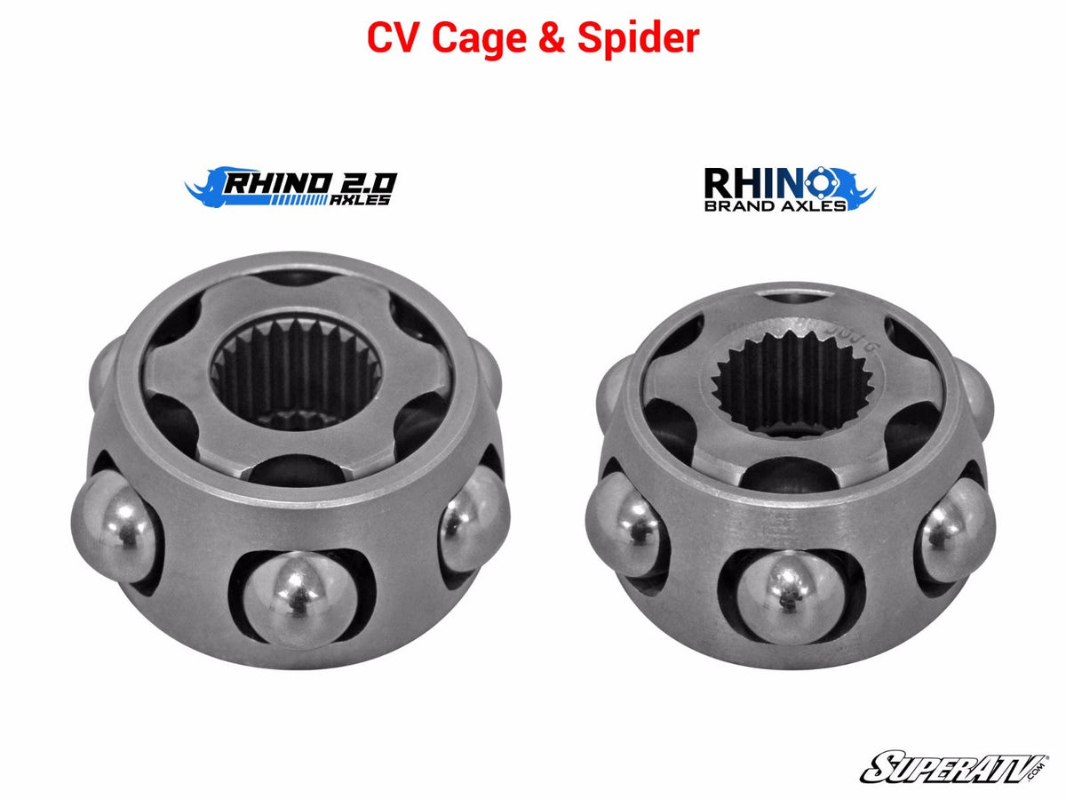 SuperATV Heavy-Duty Front Axle - Rhino 2.0 for Polaris RZR 570 - image 4