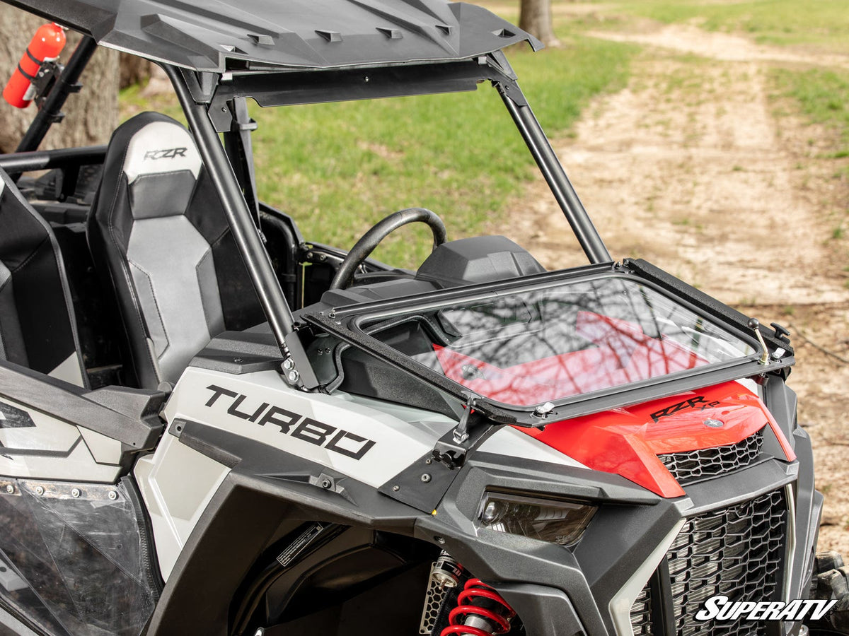 SuperATV Flip Down Glass Windshield for Polaris RZR XP 1000 - image 17