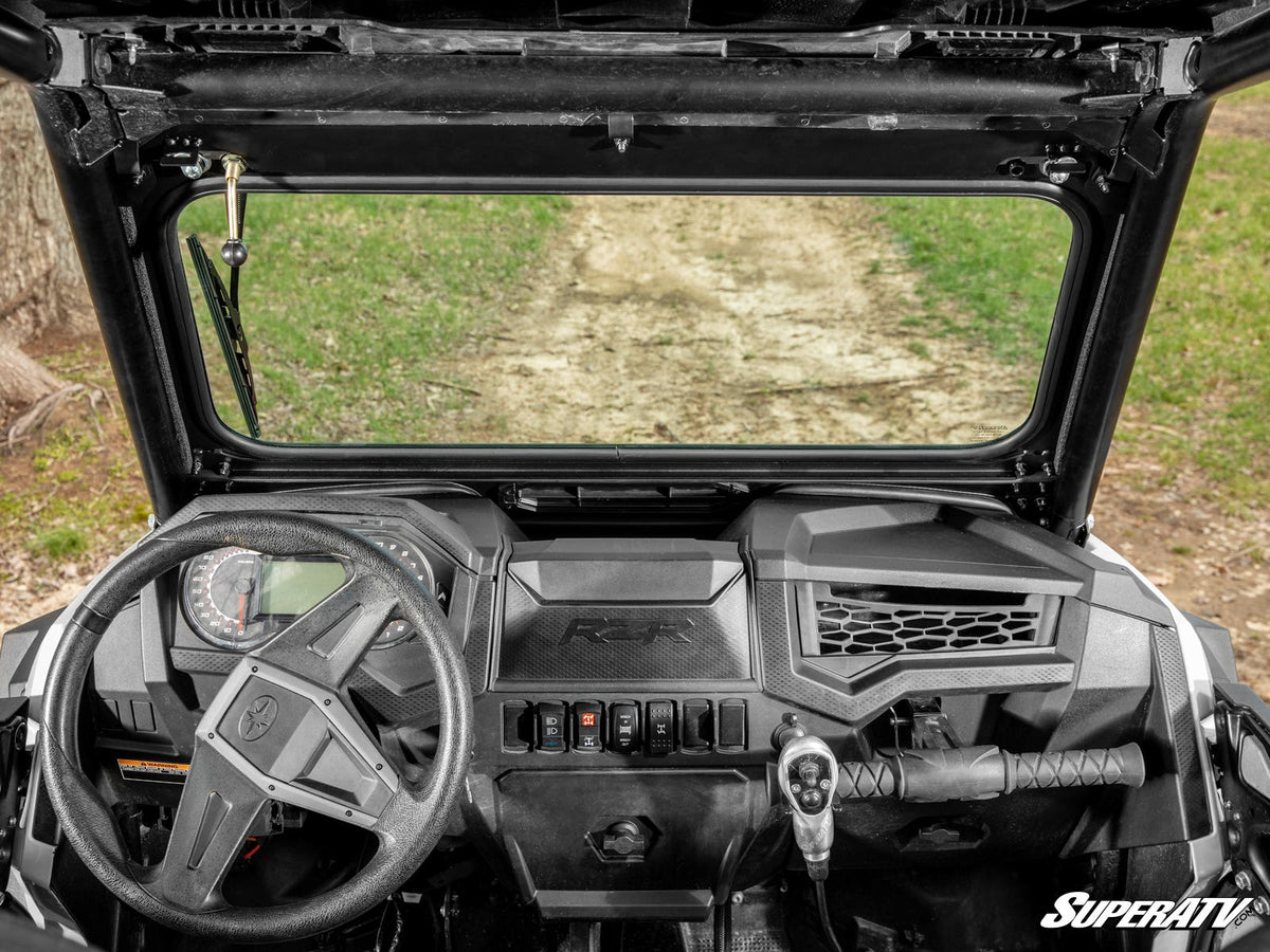 SuperATV Flip Down Glass Windshield for Polaris RZR XP Turbo - image 5
