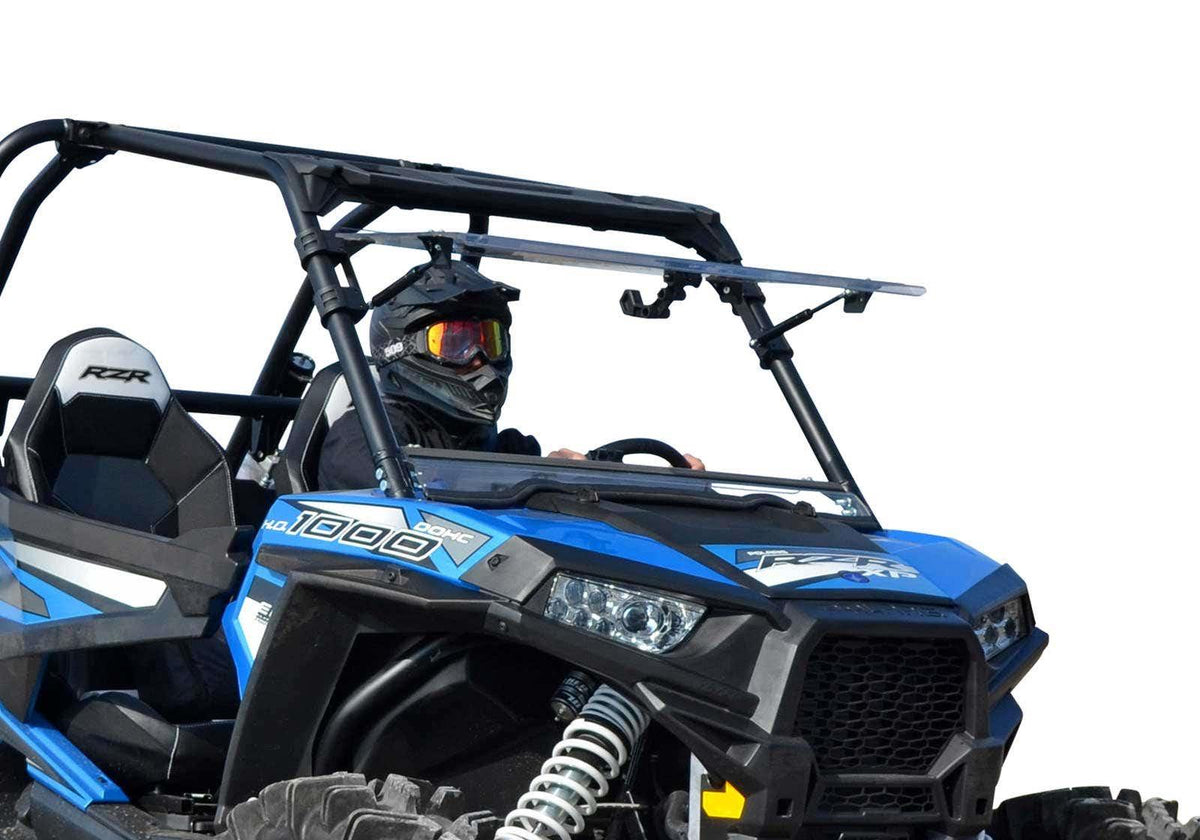 SuperATV Flip Windshield for Polaris RZR XP Turbo