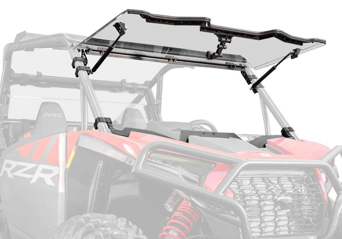 SuperATV Flip Windshield for Polaris RZR XP