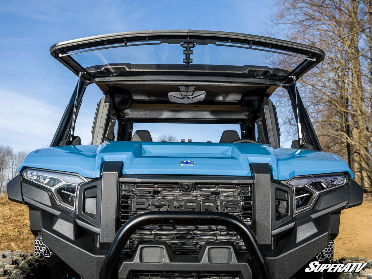 SuperATV Scratch-Resistant Flip Windshield for Polaris Xpedition - image 2