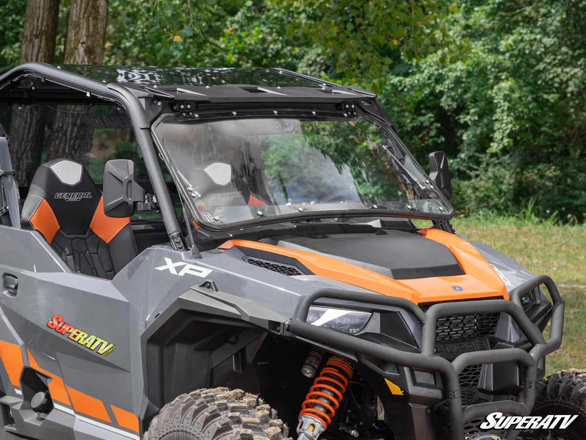 SuperATV Scratch Resistant Flip Windshield for Polaris General - image 2