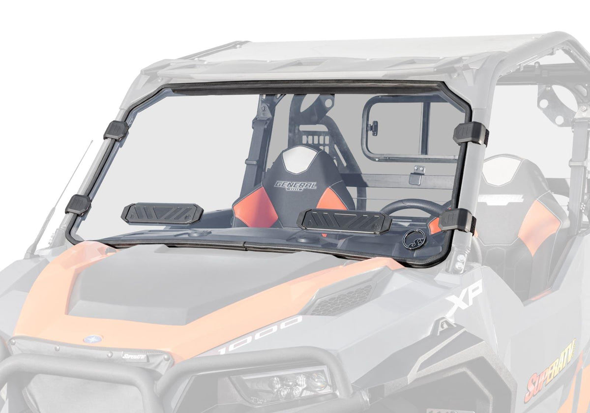 SuperATV Vented Full Windshield for Polaris General