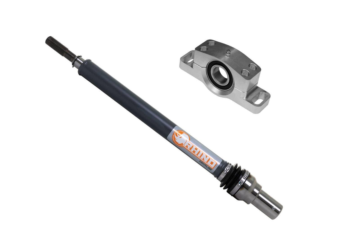 SuperATV Polaris General 4 Mid Prop Shaft - C Series - Billet Carrier Bearing