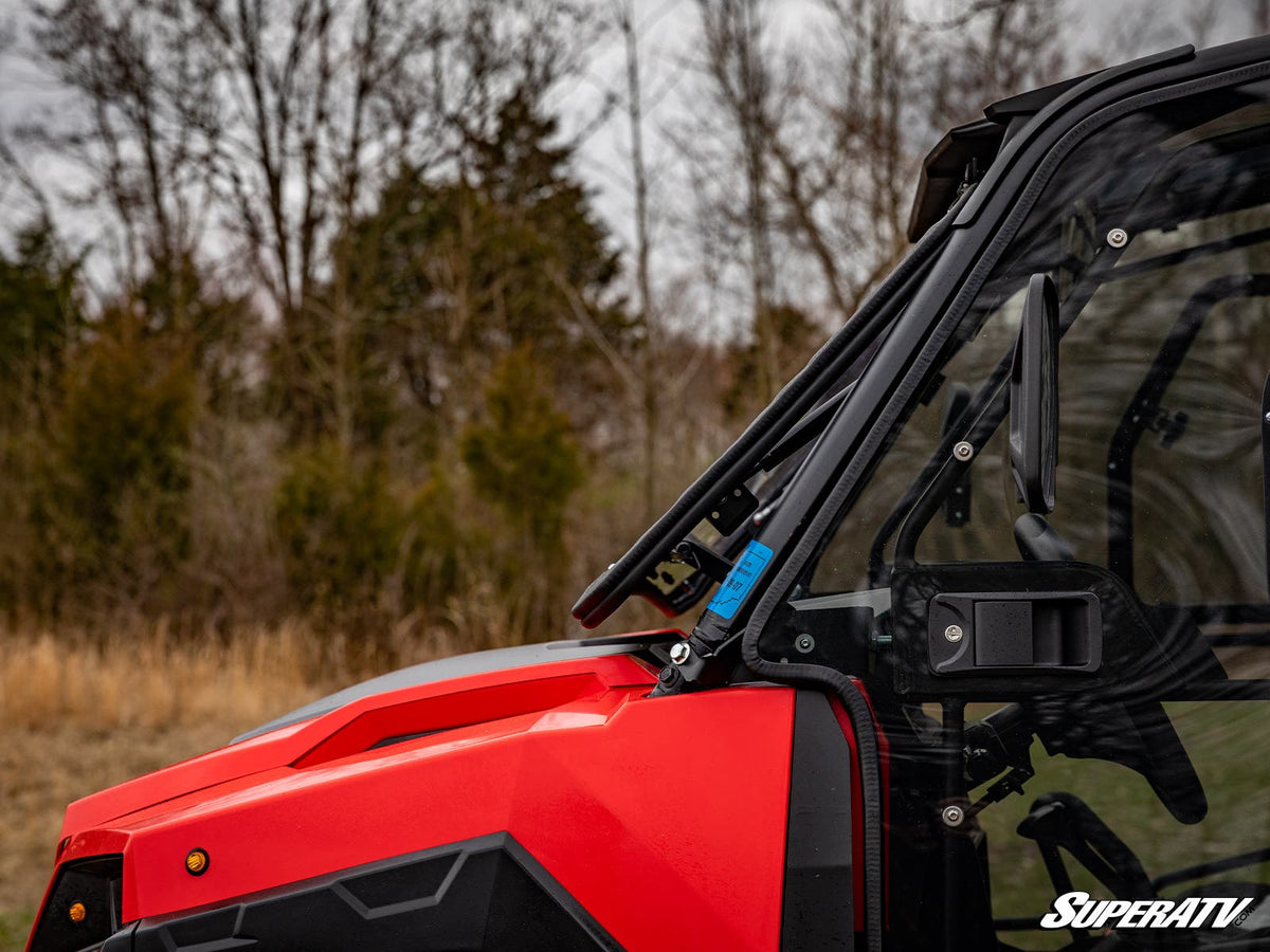 SuperATV Scratch Resistant Flip Windshield for Polaris General XP 1000 - image 6