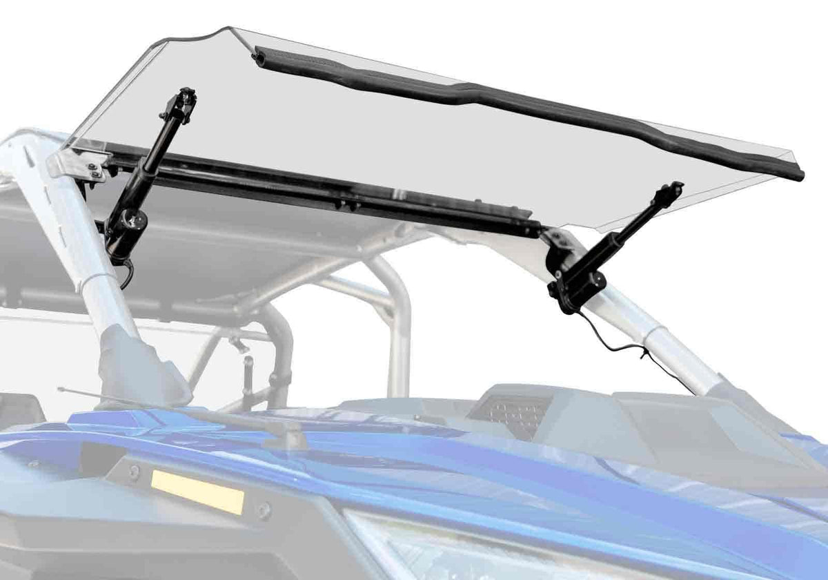 SuperATV MaxDrive Power Flip Windshield for Polaris RZR Pro R