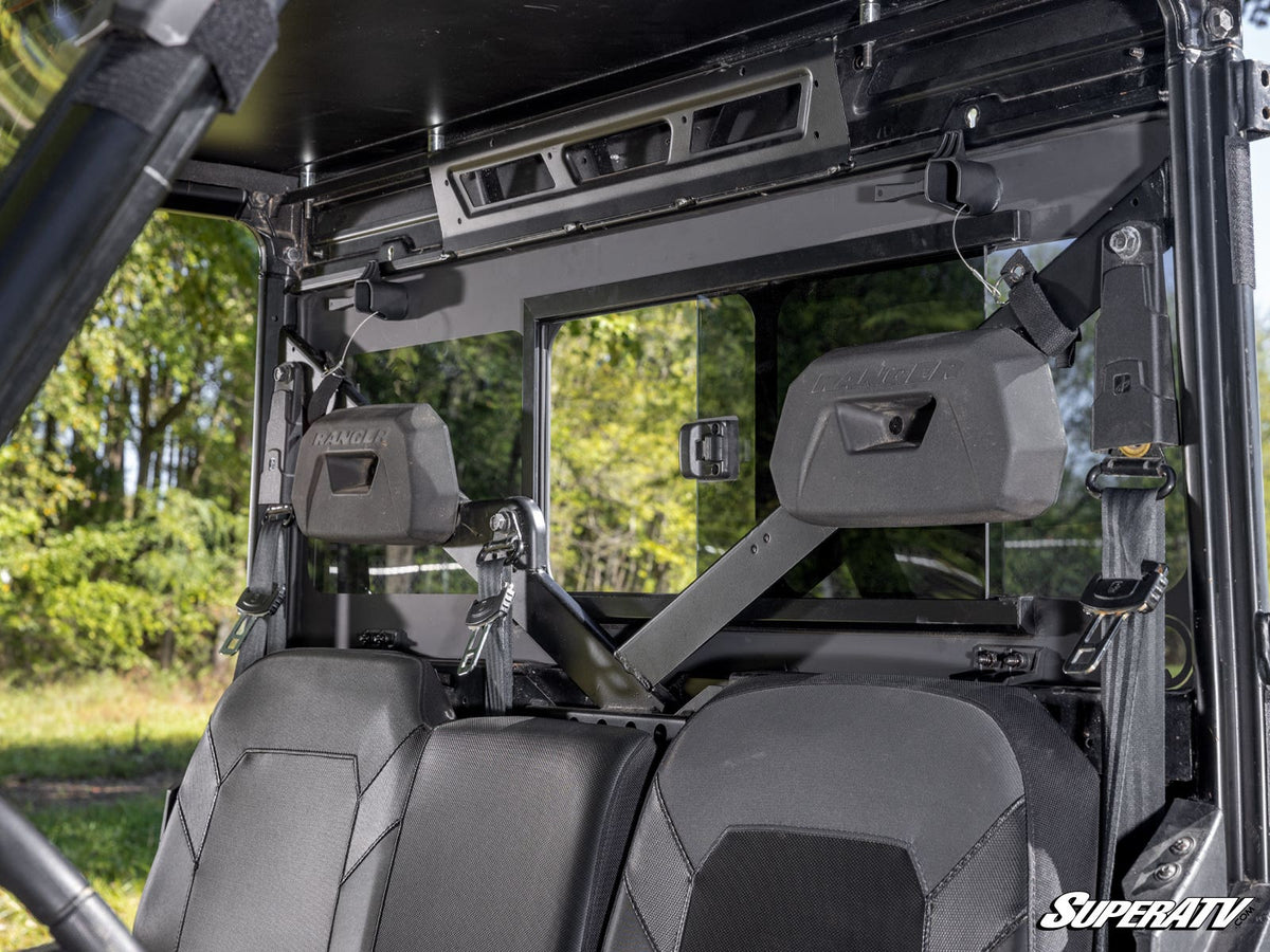 SuperATV Glass Sliding Rear Windshield for Polaris Ranger XP 1000 - image 4