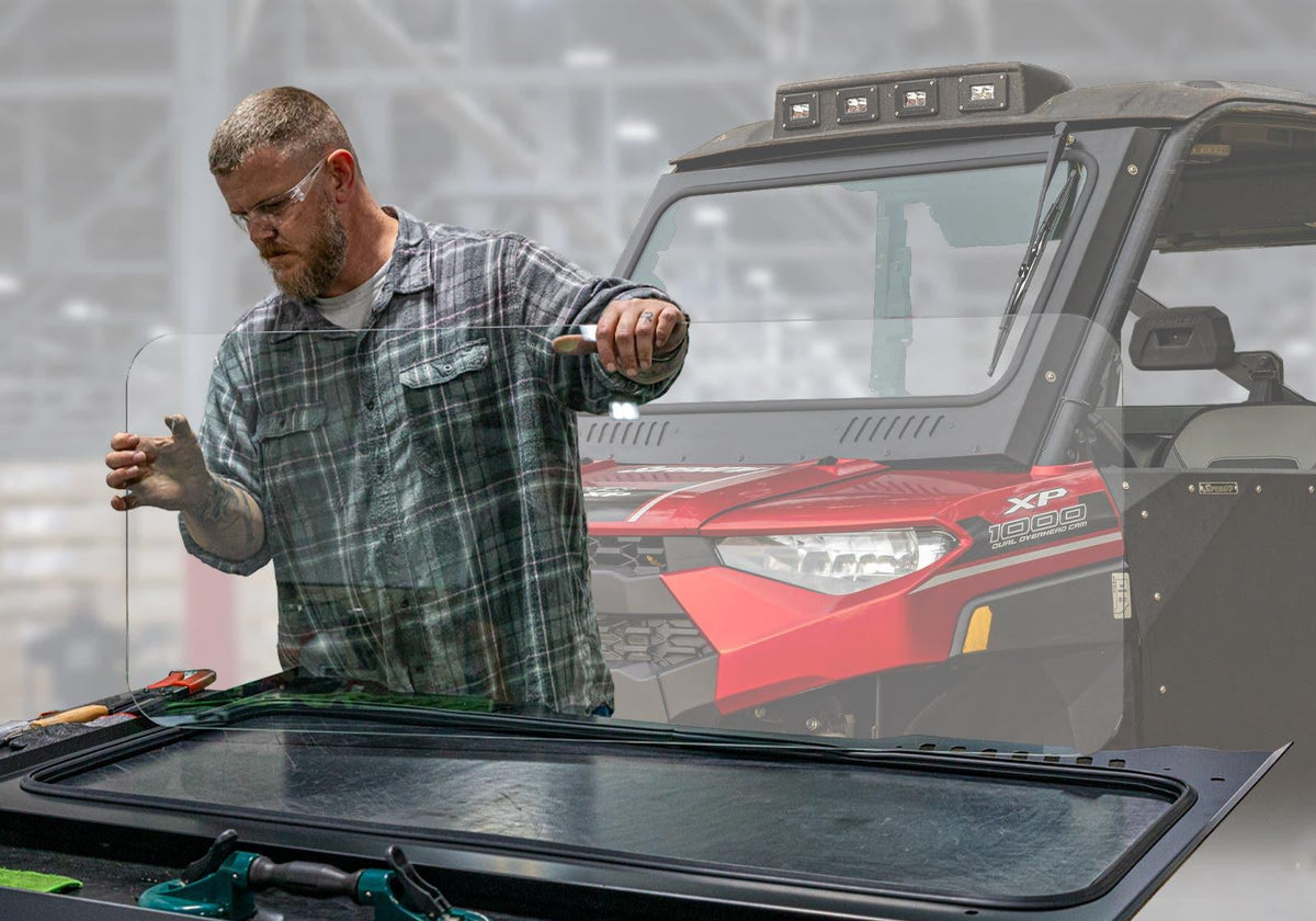 SuperATV Replacement Glass Windshield Kit - image 4